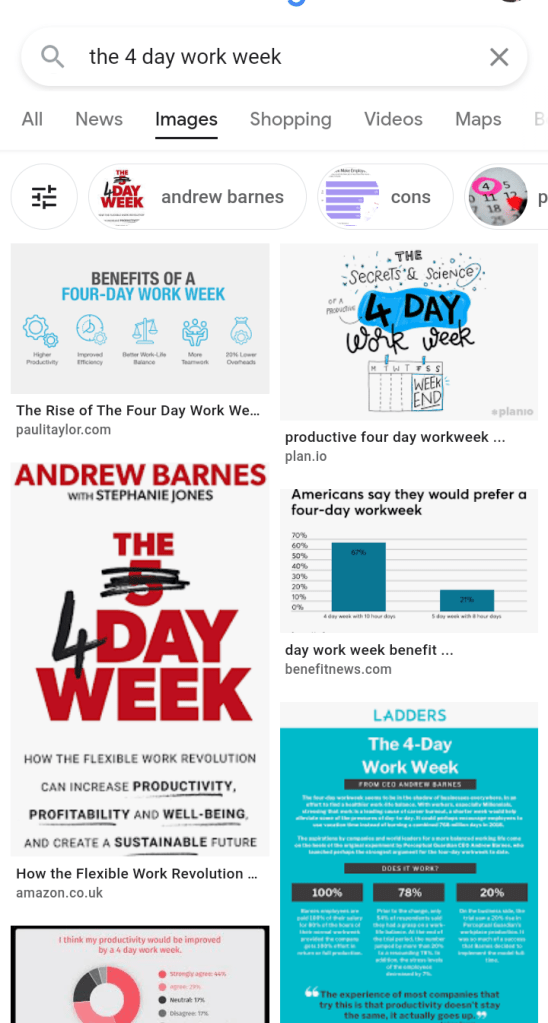 The 4 day working&nbsp;week.